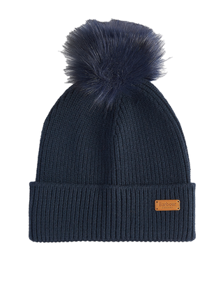 SET REGALO SCIARPA E CAPPELLO "DOVER" - BLU/VERDE LGS0054 TN11 BARBOUR 