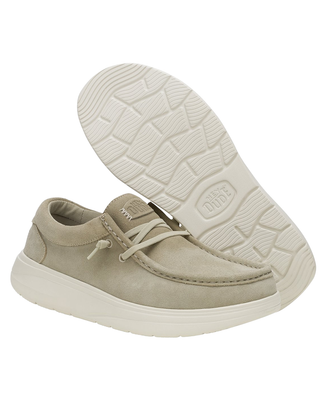 SCARPE UOMO " WALLY XTRA SUEDE " - STONE GREY/SILVER B.