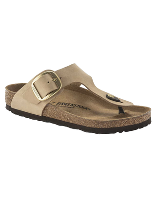 SANDALO GIZEH IN PELLE NABUK CON FIBBIA GRANDE - SANDCASTLE 1023966-N SANDCASTLE BIRKENSTOCK 
