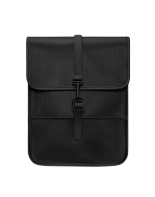 ZAINO UNISEX "BACKPACK MICRO" - BLACK GRAIN RA13010 84 RAINS 