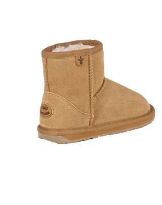 STIVALETTO BAMBINO WALLABY MINI TEENS - CHESTNUT T10103 CHESTNUT EMU 