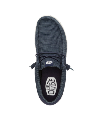 SCARPE UOMO " WALLY STRETCH MESH " - NAVY
