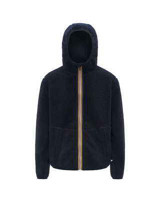 GIUBBINO IN PILE UOMO JACK SHERPA POLAR REVERSIBLE - BLU K3132NW A2B K-WAY 
