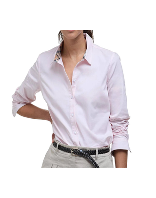 CAMICIA DONNA DERWENT CON FINITURE TARTAN - PINK LSH1409 PI37 BARBOUR 
