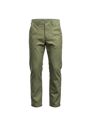 PANTALONI UOMO " FATIGUE DEGRASSE " - MILITARY GREEN 001FATIGUE MG Chesapeake's 