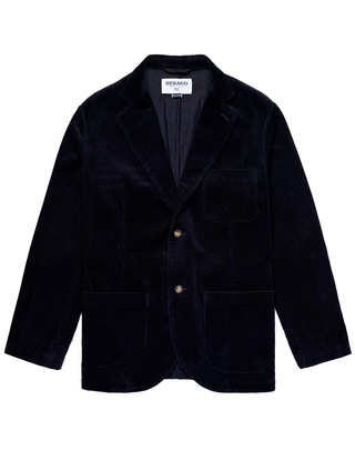 BLAZER A COSTINA DI VELLUTO " NEDDICK CORDUROY" - BLUE DARK 74128KW WQ1 SEBAGO 