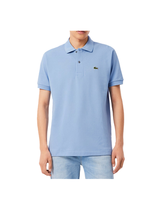 POLO UOMO L1212 ORIGINAL - BLU CHIARO 1212 AEY LACOSTE 