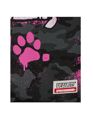 ZAINO UNISEX "PEANUTS SNOOPY PINK STENCIL DLXSV" 910B8781NSZ U SPRAYGROUND 
