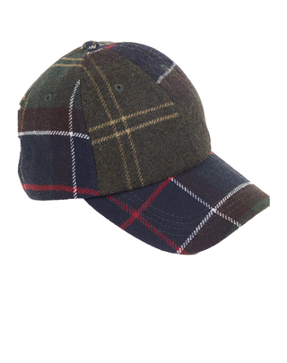 CAPPELLO UOMO GALINGALE TARTAN - VERDE/BLU MHA0553 TN11 BARBOUR 