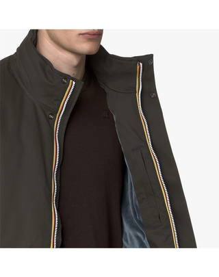 GIUBBINO UOMO "AMAURY TWILL MARMOTTA" - BLACK OLIVE K8133EW B2V K-WAY 