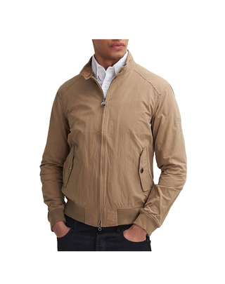 GIUBBINO UOMO HARRINGTON RECTIFIER STEVE MCQUEEN - MILITARY BROWN MCA0427 BE31 BARBOUR INTERNATIONAL 