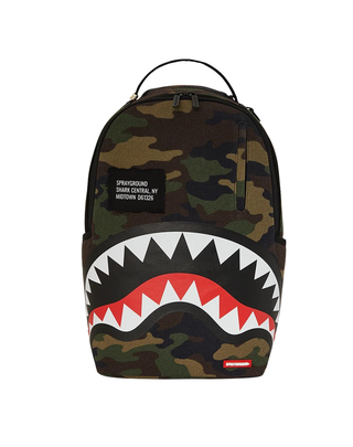 ZAINO "SHARK CENTRAL CAMO DLXS" 910B7163 NSZ SPRAYGROUND 