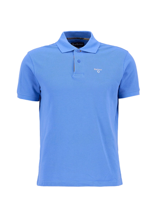 POLO UOMO IN PIQUE'  DI COTONE - DELFT BLUE MML0012 BL95 BARBOUR 