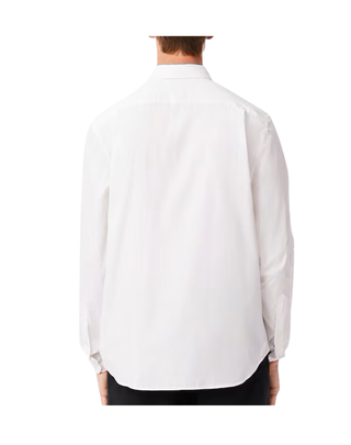 CAMICIA UOMO 100% COTONE REGULAR FIT - BIANCO CH2933 001 LACOSTE 