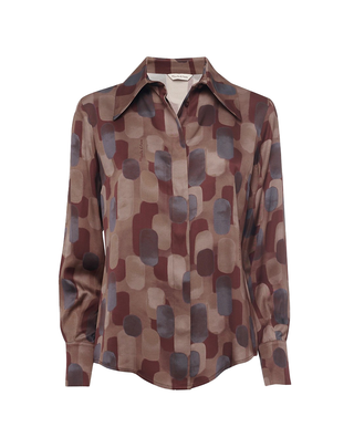 CAMICIA DONNA IN VISCOSA FANTASIA C225VS MA645 MANILA GRACE 