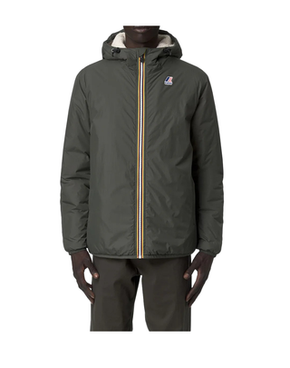 GIUBBINO UNISEX CLAUDE ORSETTO - VERDE SCURO K21515W WMR K-WAY 