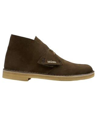 SCARPONCINO UOMO "DESERT BOOT " KAKHI SCURO " 26179328 DARK KHAKI CLARKS 