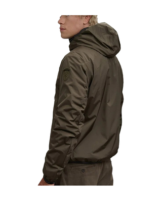 GIUBBINO UOMO " DEVON " CON INTERNO ECO PELLICCIA RASATA - VERDE BOSCO 25WBLUC11083 670 BLAUER 