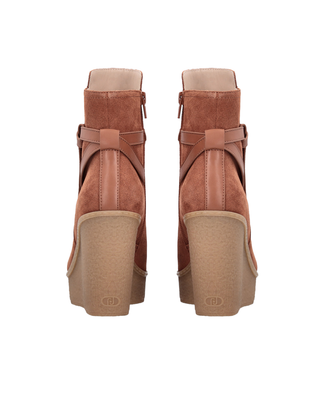 STIVALETTO CON ZEPPA IN SUEDE - COCCIO SF5083 S3804 LIU JO SHOES 