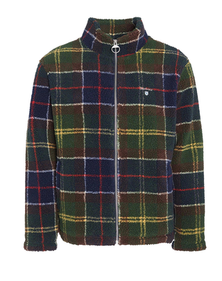 GIACCA UOMO IN SHERPA TARTAN - VERDE MFL0187 TN11 BARBOUR 