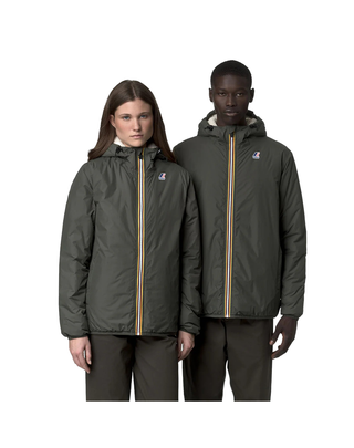 GIUBBINO UNISEX CLAUDE ORSETTO - VERDE SCURO K21515W WMR K-WAY 