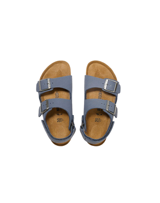 SANDALO KIDS " MILANO " IN BIRKOFLOR - NAVY 1030427-S NAVY BIRKENSTOCK 