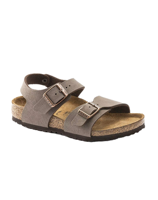 SANDALO BAMBINO NEW YORK - MOCHA 087783 MOCHA BIRKENSTOCK 