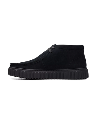 SCARPE UOMO " TORHILL HI " - BLACK SUEDE 2617 3664 CLARKS 
