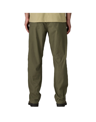 PANTALONE UOMO CON ELASTICO IN COTONE E CANAPA - VERDE 21880 BSNG PATAGONIA 