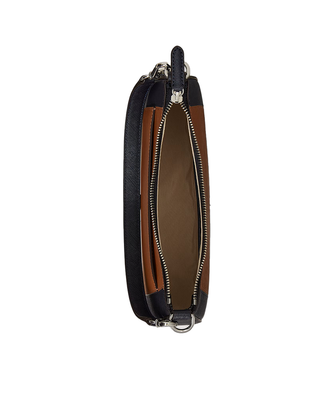 BORSA "DANNI 26 SHOULDER BAG" IN PELLE - BLU/MARRONE 431934891 009 RALPH LAUREN 