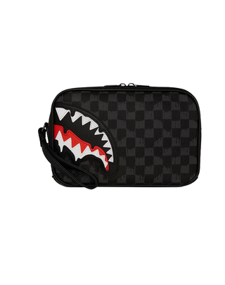 POCHETTE "DRIPPING SHARKS IN PARIS TOILETRY BRICK" 910B7968 NSZ SPRAYGROUND 