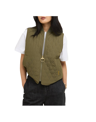 GILET DONNA ROEBOURN - VERDE LGI0219 GN93 BARBOUR 