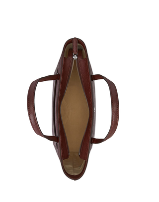BORSA IN VERA PELLE " KARLY " - DARK GARNET 431924351 026 RALPH LAUREN 