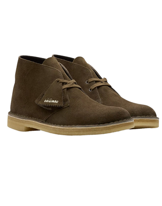 SCARPONCINO UOMO "DESERT BOOT " KAKHI SCURO " 26179328 DARK KHAKI CLARKS 