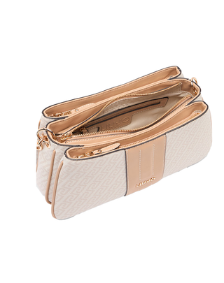 PICCOLA BORSA MONOGRAM IN ECO PELLE - PANNA BEIGE AA6107E1118 C3920 LIU JO 