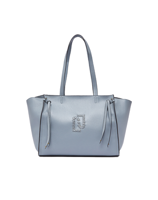 BORSA GRANDE IN SIMIL PELLE CON LOGO INTRECCIATO - CARTA DA ZUCCHERO AA6080E1109 53920 LIU JO 