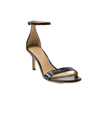 SANDALO IN PELLE ALLIE - NERO 802P04399 002 RALPH LAUREN 