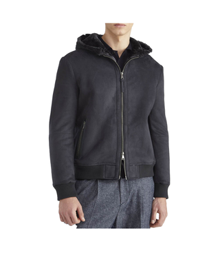 BOMBER UOMO IN ECO MONTONE - BLU A313ROMANOMT7 799 at.P.CO 