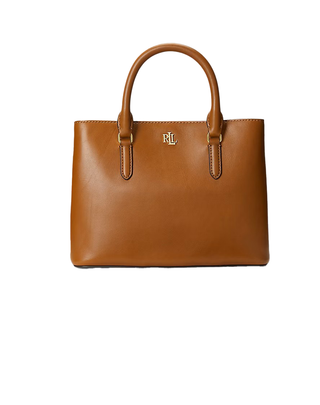 BORSA DONNA MARCY IN VERA PELLE - CUOIO 431876725 005 RALPH LAUREN 