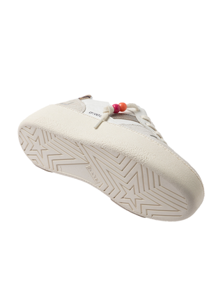 SNEAKERS DONNA COURT PLATFORM VINTAGE CALF WHITE-LEOPARD COURT PLATFORM WD D.A.T.E. 