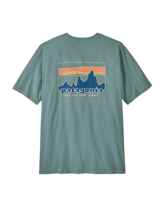 T-SHIRT " 73 SKYLINE " - BLUE SAGE 37841 BLSG PATAGONIA 