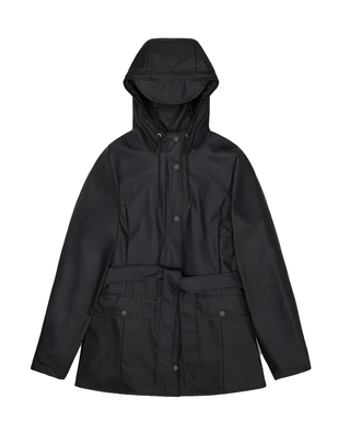 GIACCA DONNA "CURVE JACKET" - BLACK RA12100 01 RAINS 