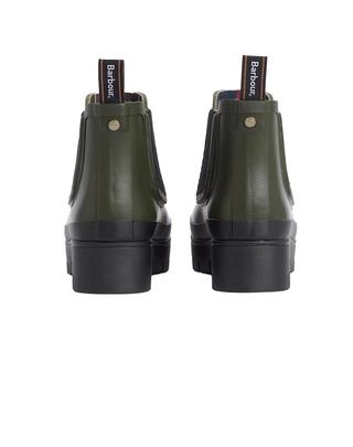 STIVALETTO DONNA HALTON IN GOMMA - VERDE LRF0100 OL12 BARBOUR 