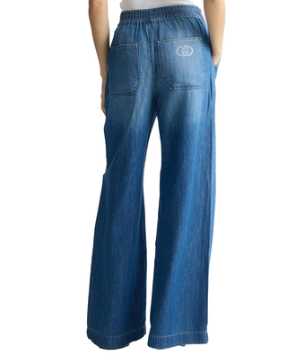 JEANS DONNA LEGGERO CON ELASTICO IN VITA