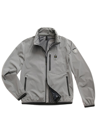 GIACCA A VENTO UOMO NASTRATA ED ELASTICIZZATA DEWAR - GRIGIO