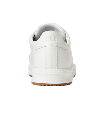 SNEAKERS DONNA " AINSLEY " IN PELLE - BIANCA 802959228 001 RALPH LAUREN 