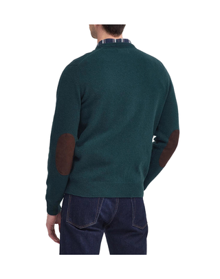 PULLOVER UOMO "ESSENTIAL PATCH" - EVERGREEN MKN0584 GN59 BARBOUR 