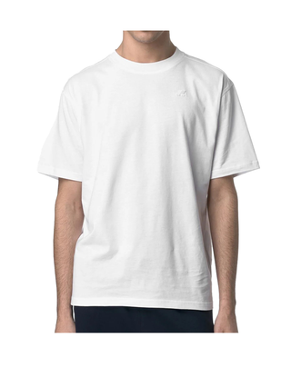 T-SHIRT UOMO " SOLO JERSEY " - WHITE K3136CW 001 K-WAY 