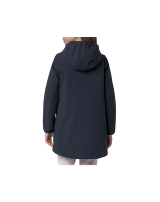 GIUBBINO BAMBINA P.DENISE ST WARM REVERSIBILE - BLUE DEPTH/ROSE HUSHED K11517W- BBN K-WAY 