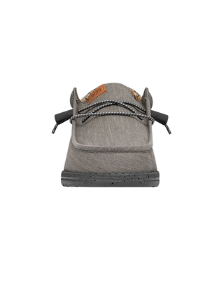 SCARPE UOMO " WALLY WASHED CANVAS " - CHARCOAL